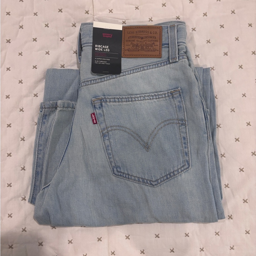 Levi Ribcage Wide leg jeans
